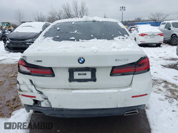 2021 BMW 5 Series 540i xDrive with VIN WBA73BJ06MWX35226, listed as a IAAI auction lot 41534763 with 30,816 mi miles and . Bid and sale history available at DreamBid. Image 16.