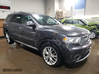 2015 Dodge Durango Citadel with VIN 1C4RDJEG9FC715745, listed as a Copart auction lot 45714815 with 180,863 mi miles and Salvage Title. Bid and sale history available at carsss.com. Image 4.