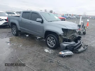 2021 Chevrolet Colorado 2WD Work Truck z VIN 1GCGSBEN6M1178519, wystawiony jako IAAI lot #41608838 z przebiegiem 63 456 mil mil oraz . Historia ofert i sprzedaży dostępna na DreamBid. Obrazek 1.