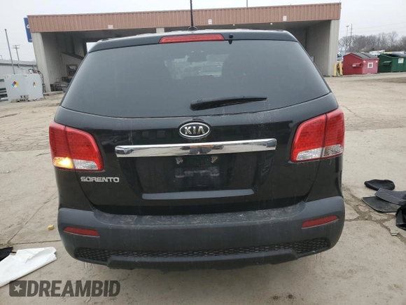 2012 Kia Sorento LX with VIN 5XYKT4A12CG211648, listed as a Copart auction lot 45023025 with 110,491 mi miles and Salvage Title. Bid and sale history available at DreamBid. Image 6.