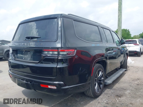 2024 Jeep Grand Wagoneer Series II with VIN 1C4SJSFP1RS158161, listed as a IAAI auction lot 41876881 with 23,329 mi miles and . Bid and sale history available at DreamBid. Image 4.