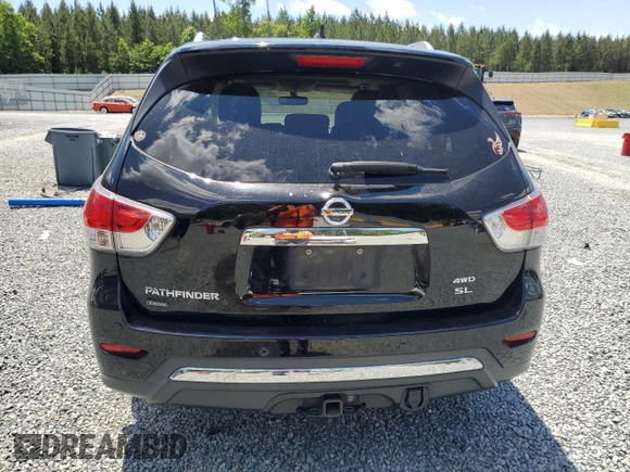 2013 Nissan Pathfinder SL with VIN 5N1AR2MM5DC684028, listed as a Copart auction lot 55998085 with 242,724 mi miles and Salvage title. Bid and sale history available at DreamBid. Image 6.