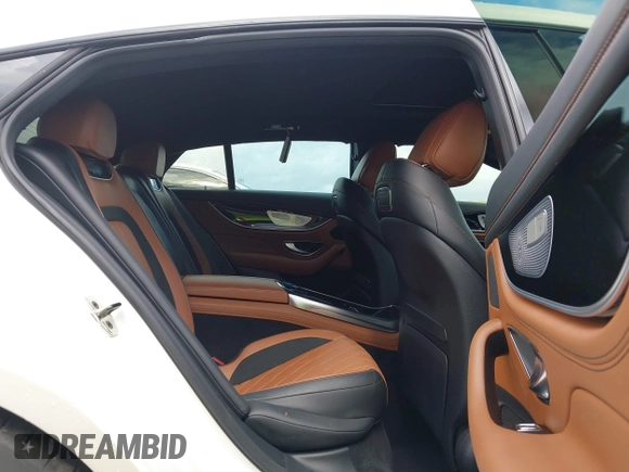 2020 Mercedes-Benz AMG GT with VIN WDD7X8JB0LA013294, listed as a IAAI auction lot 41818018 with 34,880 mi miles. Bid and sale history available at carsss.com. Image 8.