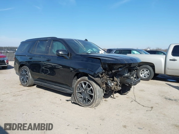 2024 Chevrolet Tahoe RST with VIN 1GNSCRKD7RR224919, listed as a IAAI auction lot 41588409 with 17,247 mi miles and . Bid and sale history available at DreamBid. Image 1.