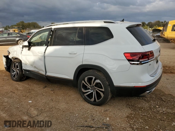 2022 Volkswagen Atlas SEL with VIN 1V2BP2CA2NC504784, listed as a Copart auction lot 79165184 with 64,519 mi miles and Salvage title. Bid and sale history available at DreamBid. Image 2.