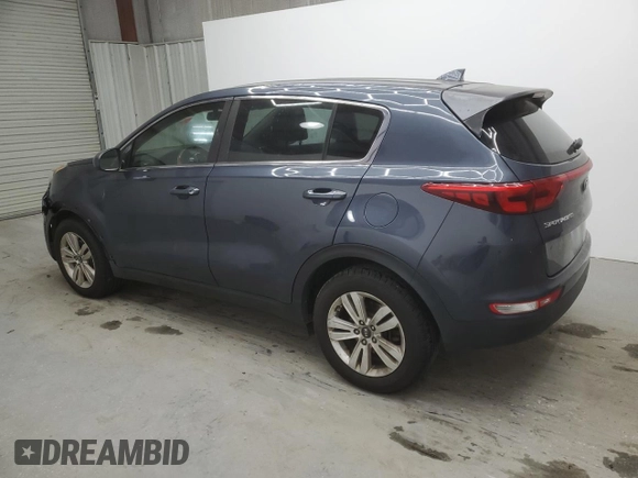 2018 Kia Sportage LX with VIN KNDPM3AC3J7481996, listed as a Copart auction lot 48218365 with 113,007 mi miles and Clean Title. Bid and sale history available at DreamBid. Image 2.