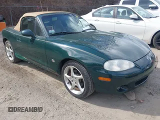 2001 Mazda MX-5 Miata with VIN JM1NB353510214861, listed as a IAAI auction lot 41906052 with 174,863 mi miles and . Bid and sale history available at DreamBid. Image 1.