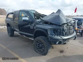 2008 Dodge Ram 2500 SXT with VIN 3D7KS29A28G108711, listed as a IAAI auction lot 41707944 with 1 mi miles. Bid and sale history available at carsss.com. Image 1.