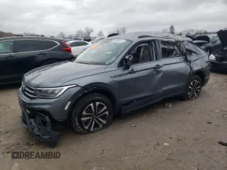 2022 Volkswagen Tiguan S z VIN 3VV1B7AX0NM131082, wystawiony jako Copart lot #47800415 z przebiegiem 59 966 mil mil oraz Szkoda całkowita • Salvage title. Historia ofert i sprzedaży dostępna na DreamBid. Obrazek 1.
