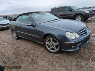 2006 Mercedes-Benz CLK-Class 5.0L with VIN WDBTK75J16F172401, listed as a Copart auction lot 43644735 with 84,032 mi miles and Salvage Title. Bid and sale history available at carsss.com. Image 4.
