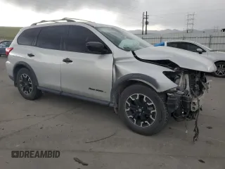 2019 Nissan Pathfinder SV with VIN 5N1DR2MM9KC615482, listed as a Copart auction lot 56907975 with Not provided miles and Salvage title. Bid and sale history available at DreamBid. Image 4.