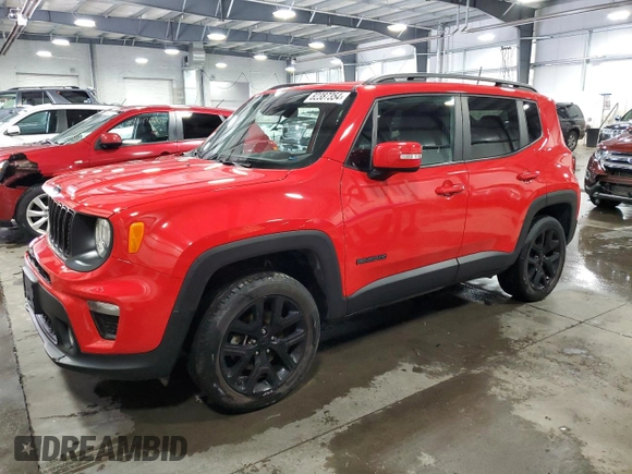 2019 Jeep Renegade Altitude with VIN ZACNJBBB6KPK01800, listed as a Copart auction lot 82387354 with 31,396 mi miles and Non repairable. Bid and sale history available at DreamBid. Image 1.
