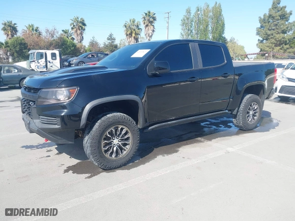 2021 Chevrolet Colorado 4WD ZR2 with VIN 1GCGTEEN6M1169379, listed as a IAAI auction lot 42093827 with 34,489 mi miles. Bid and sale history available at carsss.com. Image 17.