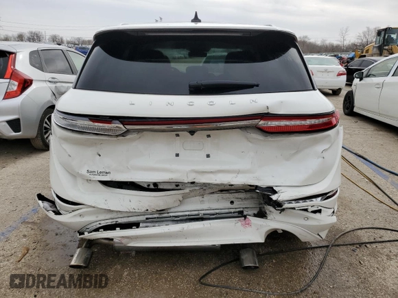 2021 Lincoln Corsair Reserve with VIN 5LMCJ2C92MUL23702, listed as a Copart auction lot 49817055 with 36,716 mi miles and Salvage Title. Bid and sale history available at carsss.com. Image 6.