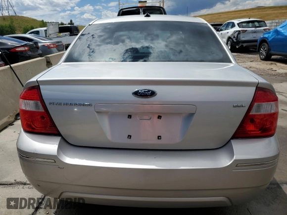2007 Ford Five Hundred SEL with VIN 1FAHP24167G158153, listed as a Copart auction lot 67392294 with 208,760 mi miles and Salvage Title. Bid and sale history available at carsss.com. Image 6.