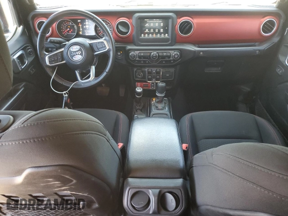 2020 Jeep Gladiator Rubicon z VIN 1C6JJTBG8LL154950, wystawiony jako Copart lot #53676205 z przebiegiem 22 999 mil mil oraz Szkoda całkowita • Salvage title. Historia ofert i sprzedaży dostępna na DreamBid. Obrazek 8.