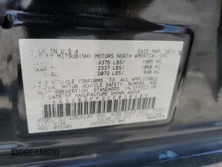 2012 Mitsubishi Galant FE z VIN 4A32B2FF2CE020409, wystawiony jako Copart lot #61199414 z przebiegiem 227 549 mil mil oraz Szkoda całkowita • Salvage title. Historia ofert i sprzedaży dostępna na DreamBid. Obrazek 12.
