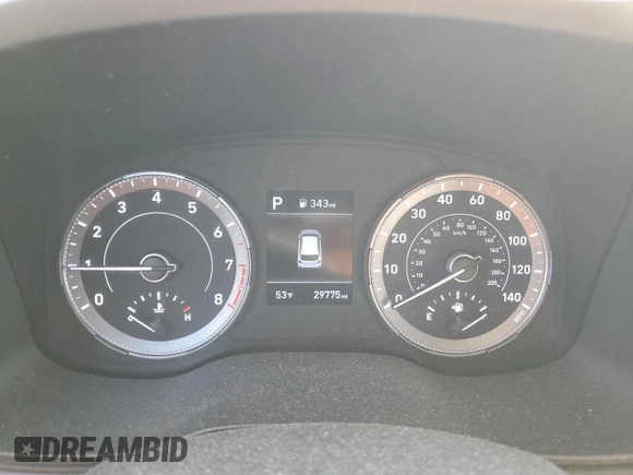 2022 Hyundai Venue SEL with VIN KMHRC8A39NU166129, listed as a Copart auction lot 49992155 with 29,775 mi miles and Salvage Title. Bid and sale history available at DreamBid. Image 9.