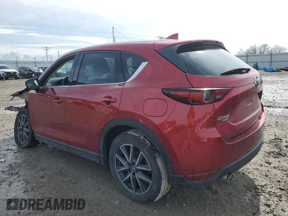 2018 Mazda CX-5 Grand Touring with VIN JM3KFBDM3J0331602, listed as a Copart auction lot 45559195 with 63,672 mi miles and Salvage Title. Bid and sale history available at carsss.com. Image 2.