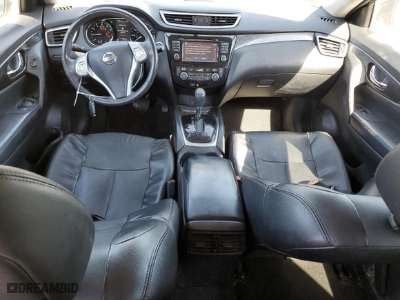 2016 Nissan Rogue SV with VIN KNMAT2MTXGP699408, listed as a Copart auction lot 46663305 with 98,689 mi miles and Salvage Title. Bid and sale history available at carsss.com. Image 8.