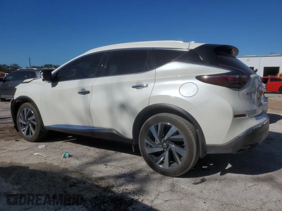 2022 Nissan Murano SL with VIN 5N1AZ2CJ8NC117319, listed as a Copart auction lot 82297434 with 24,801 mi miles and Non Repairable. Bid and sale history available at DreamBid. Image 2.
