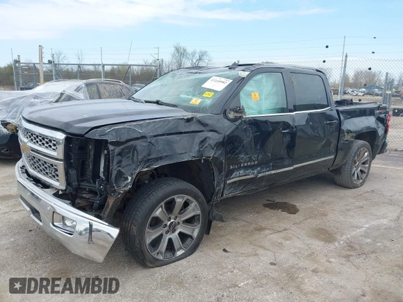 2015 Chevrolet Silverado 1500 LTZ with VIN 3GCUKSEC4FG204783, listed as a IAAI auction lot 42210982 with 130,447 mi miles and . Bid and sale history available at DreamBid. Image 2.