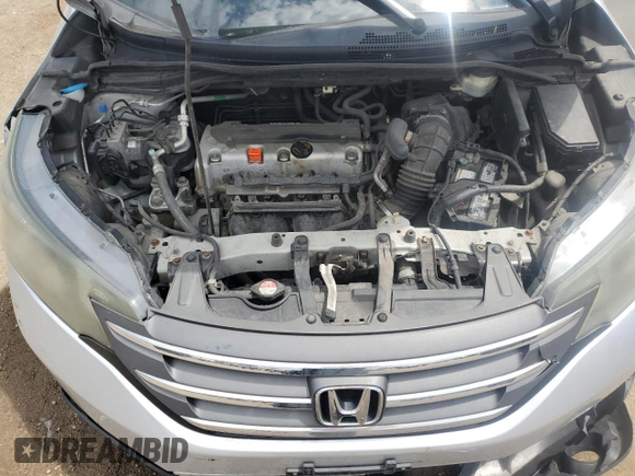 2012 Honda CR-V EX-L with VIN 2HKRM4H75CH602372, listed as a Copart auction lot 58810095 with 93,311 mi miles and Salvage title. Bid and sale history available at DreamBid. Image 11.