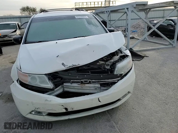 2012 Honda Odyssey Touring with VIN 5FNRL5H91CB047042, listed as a Copart auction lot 82248004 with 123,445 mi miles and Salvage Title. Bid and sale history available at carsss.com. Image 11.