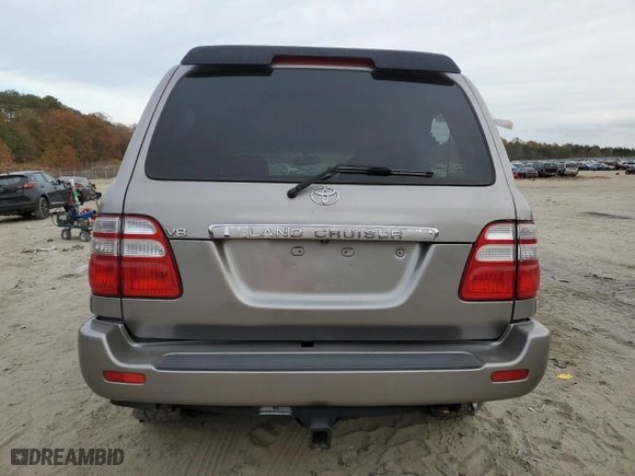 2005 Toyota Land Cruiser with VIN JTEHT05J352071860, listed as a Copart auction lot 78810494 with 219,605 mi miles and Salvage Title. Bid and sale history available at carsss.com. Image 6.