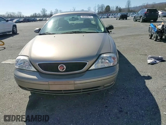 2003 Mercury Sable LS Premium with VIN 1MEFM55S03G611260, listed as a Copart auction lot 48560075 with 160,445 mi miles and Salvage Title. Bid and sale history available at carsss.com. Image 11.