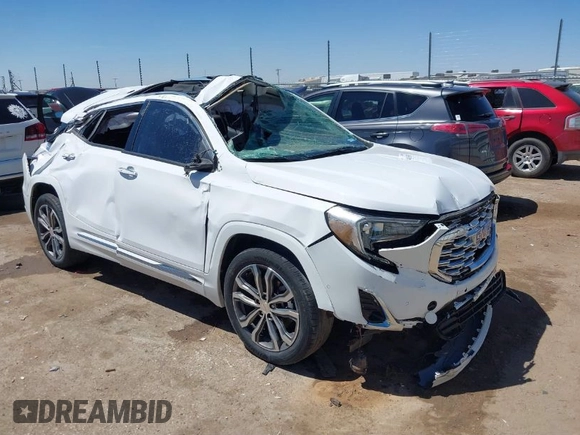 2019 GMC Terrain Denali with VIN 3GKALSEX0KL137091, listed as a IAAI auction lot 40136558 with 62,788 mi miles. Bid and sale history available at carsss.com. Image 1.