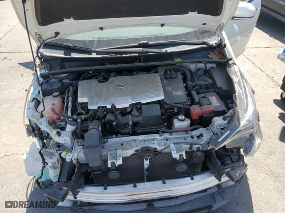 2017 Toyota Prius Two with VIN JTDKBRFU4H3576802, listed as a Copart auction lot 52567185 with 45,687 mi miles and Salvage Title. Bid and sale history available at carsss.com. Image 11.
