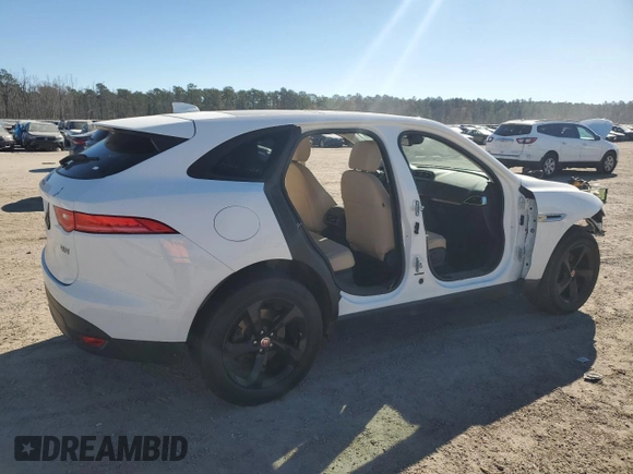2018 Jaguar F-Pace 20d Premium with VIN SADCJ2FN1JA253742, listed as a Copart auction lot 86986914 with 144,223 mi miles and Salvage title. Bid and sale history available at DreamBid. Image 3.