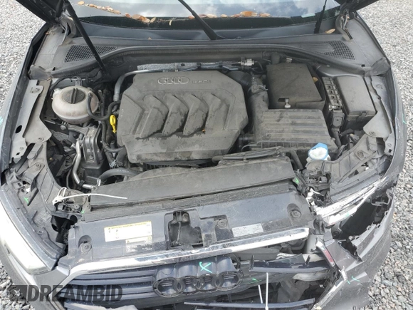 2017 Audi A3 Sedan Premium Plus with VIN WAUGUGFF3H1025145, listed as a Copart auction lot 48557725 with 100,207 mi miles and Salvage Title. Bid and sale history available at carsss.com. Image 11.
