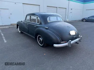 1952 Mercedes-Benz 300 with VIN 0143652, listed as a Copart auction lot 48265255 with 92,199 mi miles and Clean Title. Bid and sale history available at DreamBid. Image 3.
