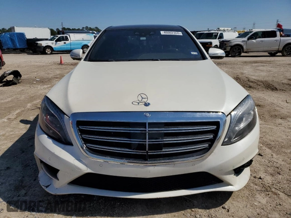 2015 Mercedes-Benz S 550 with VIN WDDUG8CB5FA074757, listed as a Copart auction lot 46002355 with 114,888 mi miles and Salvage Title. Bid and sale history available at carsss.com. Image 5.