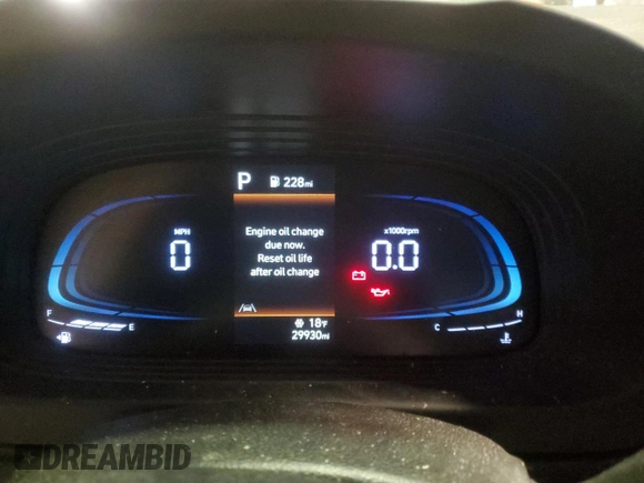 2023 Hyundai Venue SE with VIN KMHRB8A3XPU215053, listed as a Copart auction lot 88431365 with 29,930 mi miles and Salvage Title. Bid and sale history available at DreamBid. Image 9.