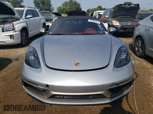 2022 Porsche 718 Boxster GTS 4.0 z VIN WP0CD2A81NS228425, wystawiony jako Copart lot #65396893 z przebiegiem 18 229 mil mil oraz . Historia ofert i sprzedaży dostępna na DreamBid. Obrazek 5.