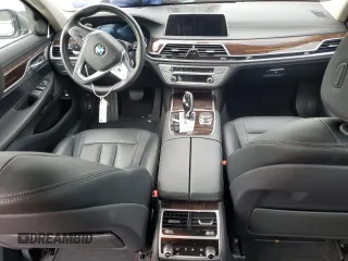 2018 BMW 7 Series 740e xDrive iPerformance with VIN WBA7J2C51JG938383, listed as a Copart auction lot 74255964 with 0 mi miles and Salvage Title. Bid and sale history available at carsss.com. Image 8.