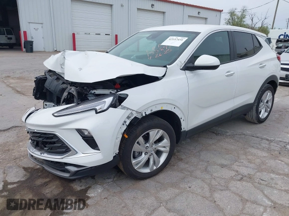 2025 Buick Encore GX Preferred with VIN KL4AMBSLXSB036145, listed as a IAAI auction lot 42157431 with 9,334 mi miles and . Bid and sale history available at DreamBid. Image 17.
