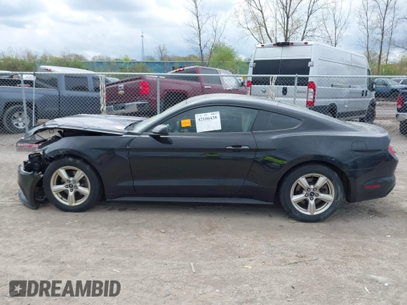 2015 Ford Mustang V6 with VIN 1FA6P8AM6F5305588, listed as a IAAI auction lot 42106438 with 100,864 mi miles and . Bid and sale history available at carsss.com. Image 14.