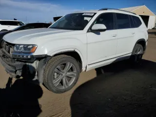 2018 Volkswagen Atlas SE z VIN 1V2PR2CA9JC579752, wystawiony jako Copart lot #85232354 z przebiegiem 120 231 mil mil oraz Szkoda całkowita • Salvage title. Historia ofert i sprzedaży dostępna na DreamBid. Obrazek 1.