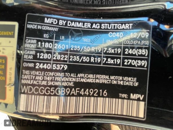 2010 Mercedes-Benz GLK 350 with VIN WDCGG5GB9AF449216, listed as a Copart auction lot 81513434 with 153,183 mi miles and Clean Title. Bid and sale history available at DreamBid. Image 10.