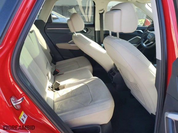 2021 Audi Q3 Premium with VIN WA1AUCF33M1062126, listed as a Copart auction lot 47980435 with 77,600 mi miles and Salvage Title. Bid and sale history available at carsss.com. Image 11.