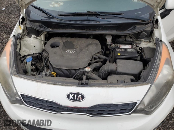 2012 Kia Rio EX with VIN KNADN5A39C6089980, listed as a Copart auction lot 80687434 with 128,952 mi miles and Clean Title. Bid and sale history available at carsss.com. Image 11.