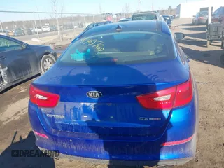 2015 Kia Optima SX Turbo with VIN 5XXGR4A66FG416821, listed as a IAAI auction lot 41465168 with 141,599 mi miles. Bid and sale history available at carsss.com. Image 17.