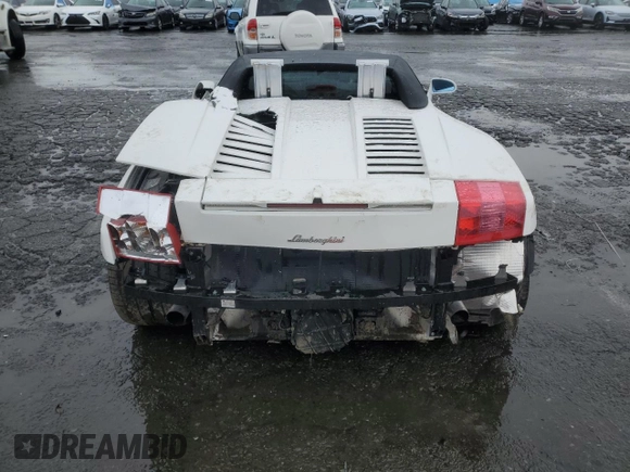 2007 Lamborghini Gallardo z VIN ZHWGU22T77LA05172, wystawiony jako Copart lot #44416945 z przebiegiem Nie podano mil oraz Szkody całkowita. Historia ofert i sprzedaży dostępna na DreamBid. Obrazek 6.