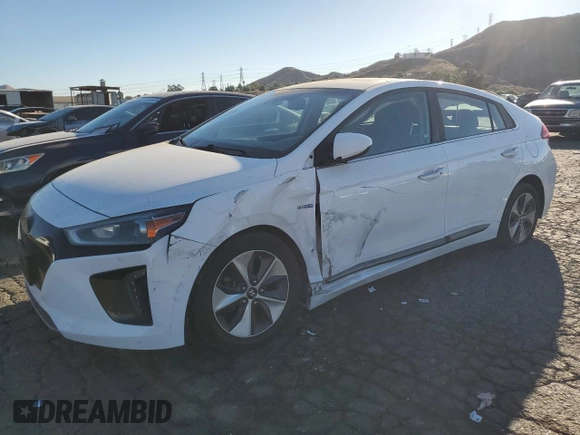 2019 Hyundai Ioniq Limited z VIN KMHC05LH6KU036049, wystawiony jako Copart lot #80132394 z przebiegiem 105 682 mil mil oraz Szkoda całkowita • Salvage title. Historia ofert i sprzedaży dostępna na DreamBid. Obrazek 1.
