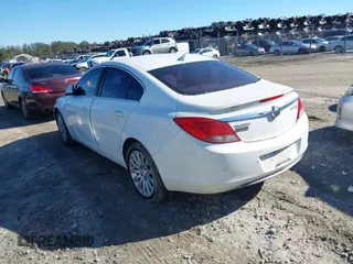 2011 Buick Regal CXL RL6 with VIN W04GU5GCXB1025852, listed as a IAAI auction lot 41221618 with 1 mi miles. Bid and sale history available at carsss.com. Image 3.