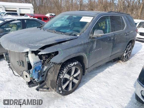 2021 Chevrolet Traverse LT z VIN 1GNERHKW0MJ160463, wystawiony jako IAAI lot #41263115 z przebiegiem 67 021 mil mil oraz . Historia ofert i sprzedaży dostępna na DreamBid. Obrazek 17.